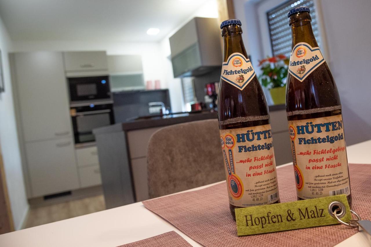 Ferienwohnungen Hopfen Und Malz 菲希特尔贝格 外观 照片